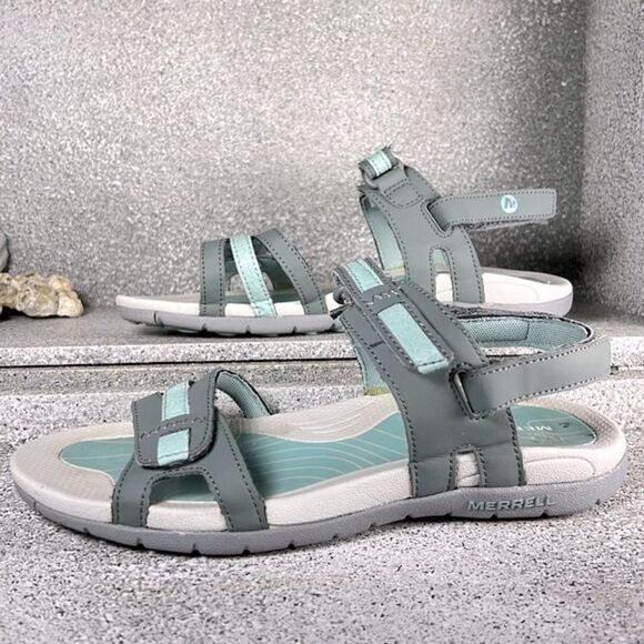 Merrell Sedona Blue Surf Outdoor Hiking Camping Sandals Shoes Size 7 - Picture 1 of 8